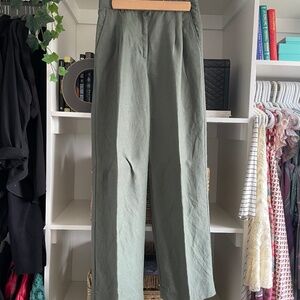 Wilfred Green High-Waisted Trousers
